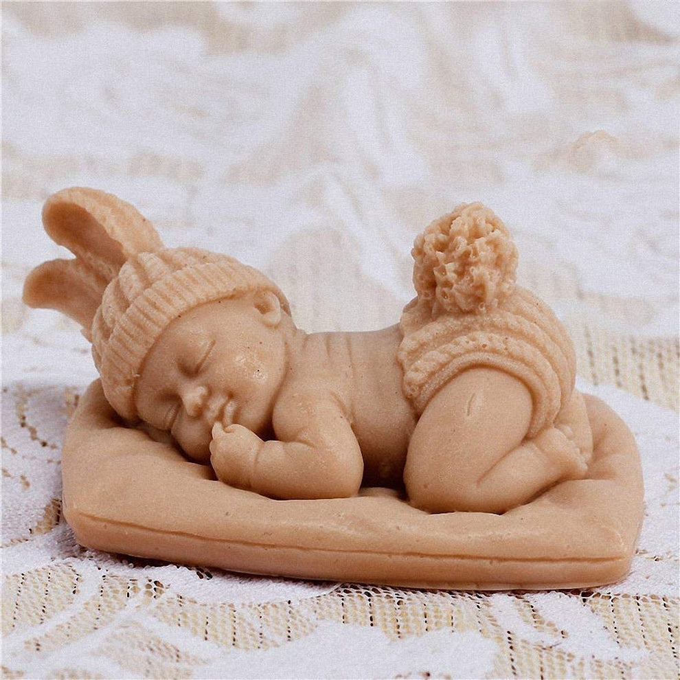 Sleeping Baby Candle Making Mould