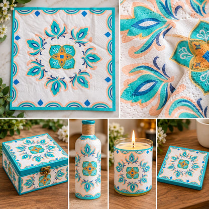 Decoupage Tissue Paper  (12 Pc)