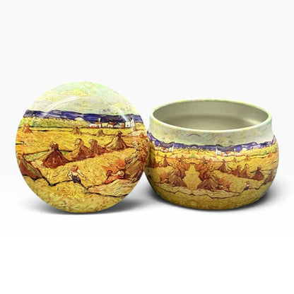 Round Shape Tin Jar (2 Pc)