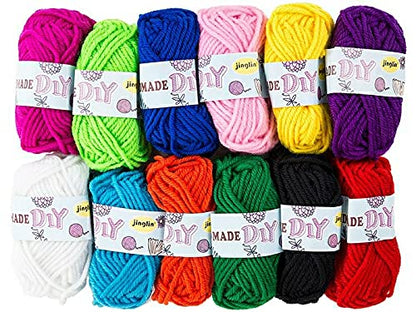 Woolen Handicraft Thred (12 Color)