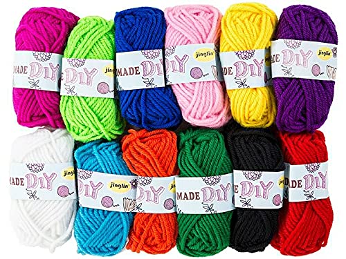 Woolen Handicraft Thred (12 Color)