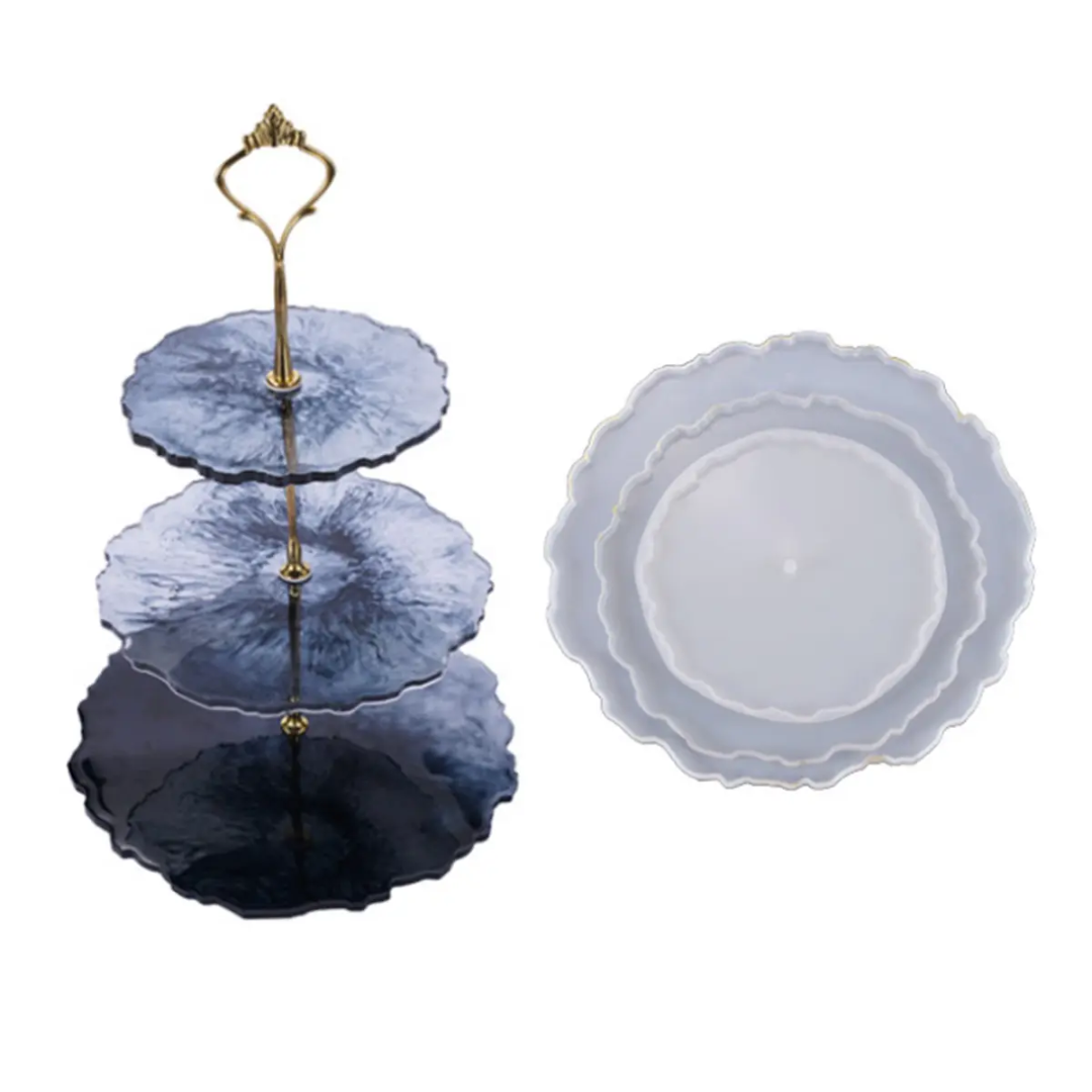 Golden Metal Cake Tier Fitting