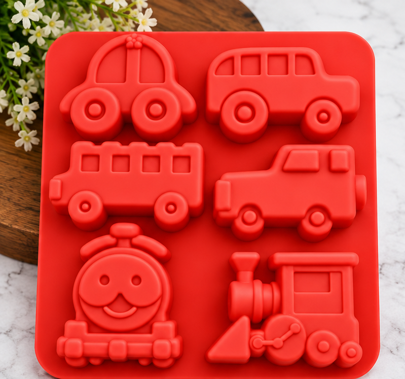 Car Train Mould (22×19.2Cm , 1 Pc)