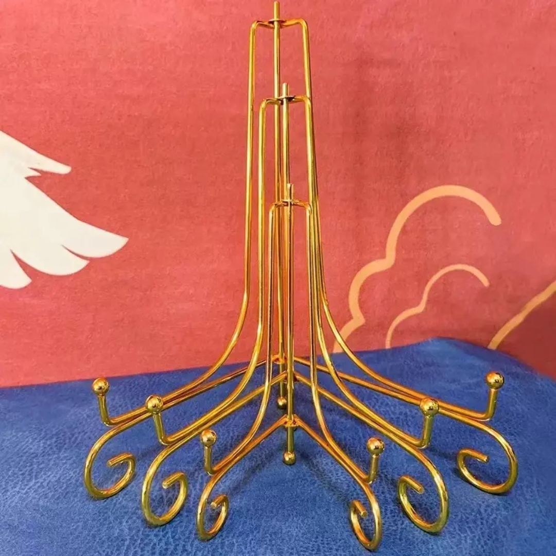 Golden Metal Stand (8 Inch)