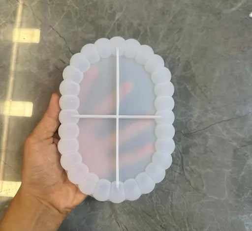6.5" Oval Bubble Capsule Dish Mould (1 pc)