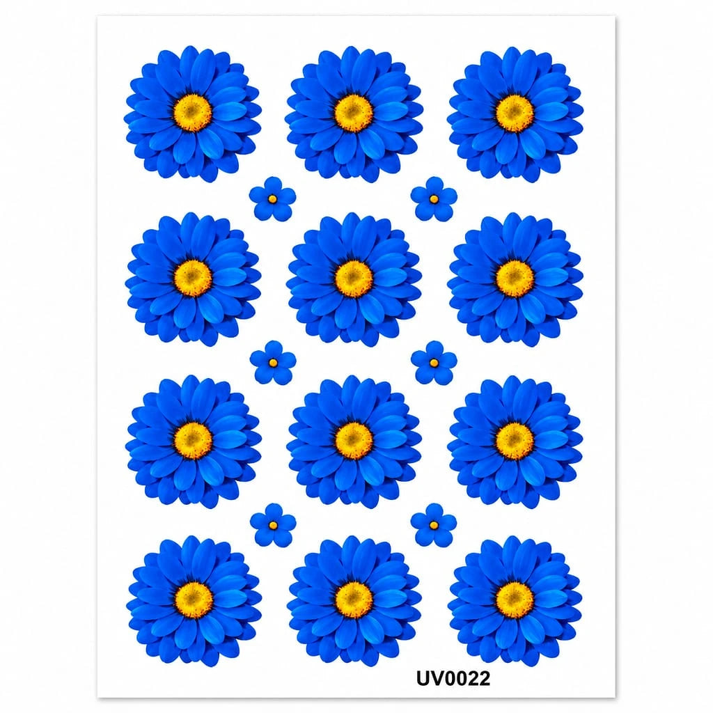Daisy Flower UV DTF Sticker (2pc)