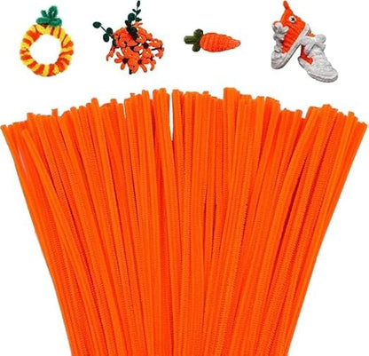 Pipe Cleaner (100 pc, Fluorescent Orange)