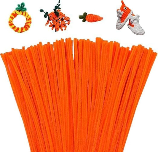 Pipe Cleaner (100 pc, Fluorescent Orange)