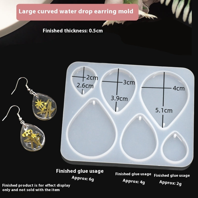 Oval Keychain or Earing Mould