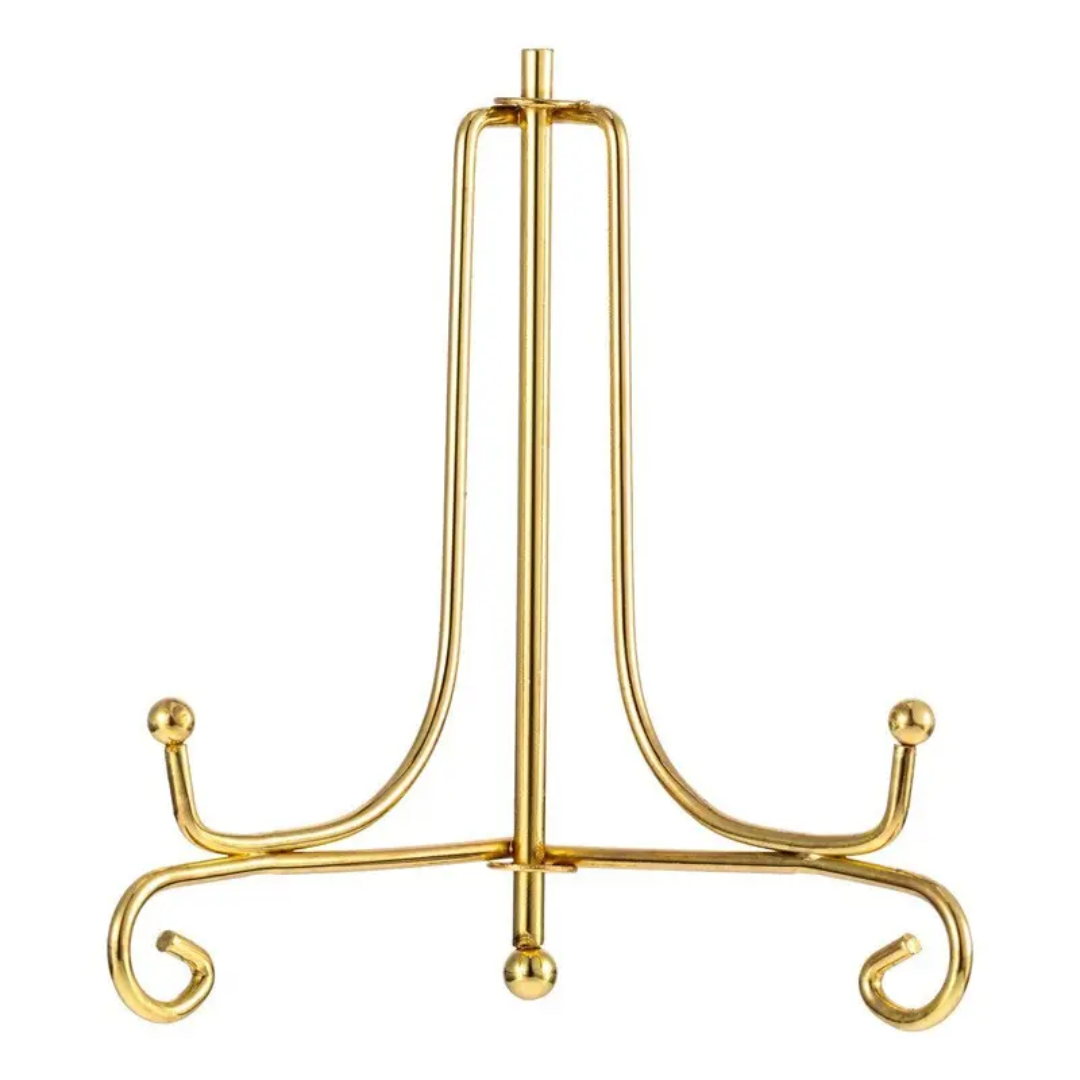 Golden Metal Stand (10 Inch)