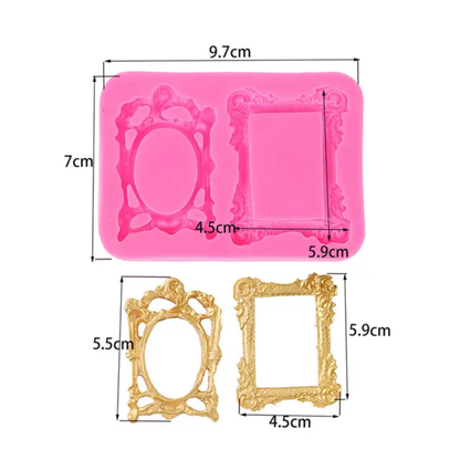 Pink Mirror 2Cavity Frame Mould