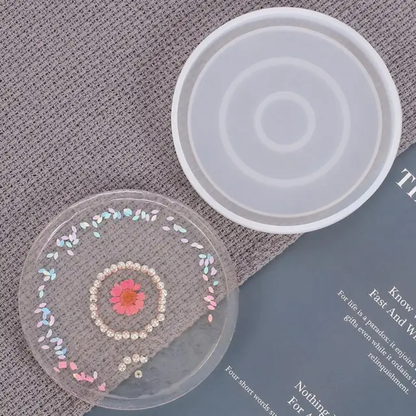 Round Coaster With Border