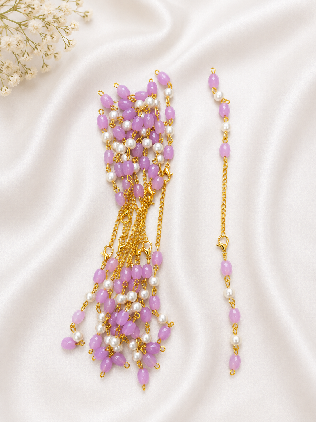 Beads Bracelet Chain (4 pc)