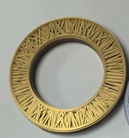 Acrylic Golden Roman Ring (10 Inch )