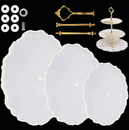 Cake Stand 3 Pc Set Mould