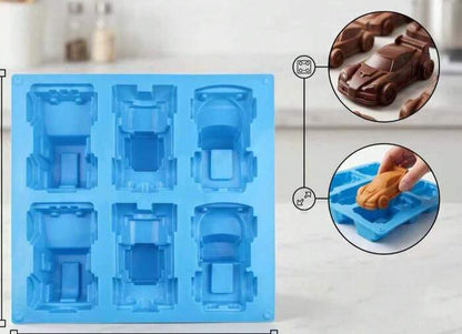 6 Cavity Car & Truck Mould (1 pc)