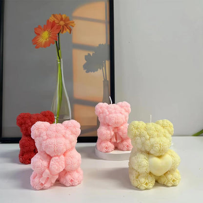 Rose Teddy Heart Mould (1 pc)