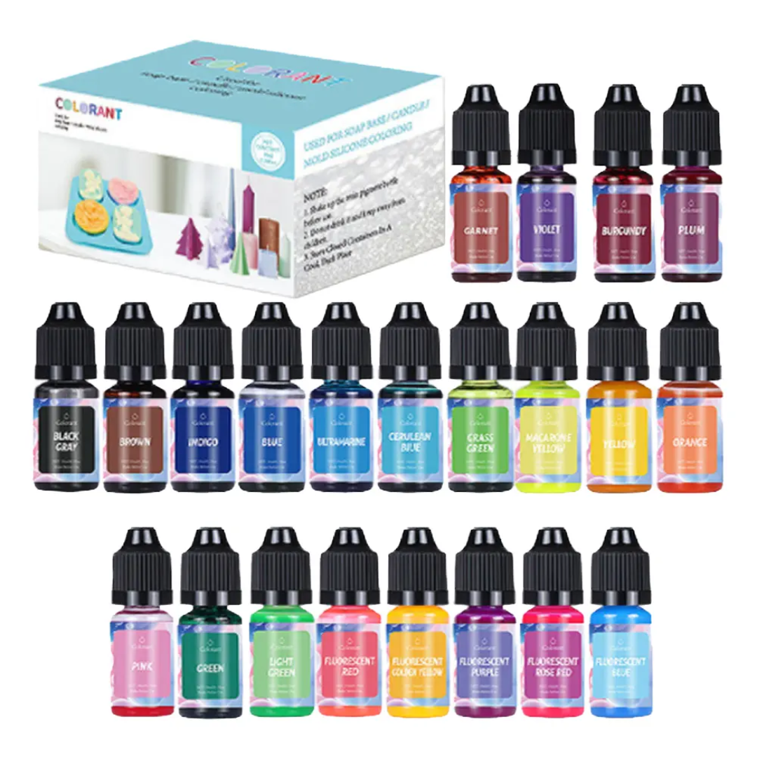 24 Pcs Colorant Set For Soap & Candle
