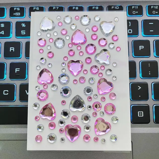 Crystal Heart Sticker