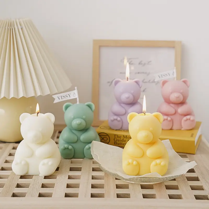 Teddy Bear Candle Small Mould