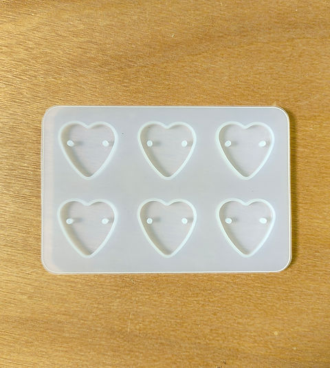 6 Cavity Heart Shape Rakhi Mould (1 pc)