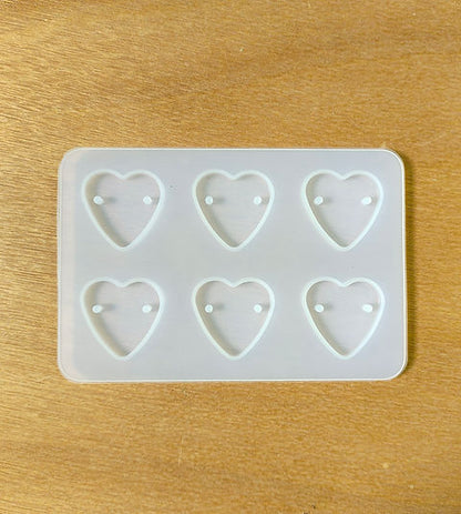 6 Cavity Heart Shape Rakhi Mould (1 pc)