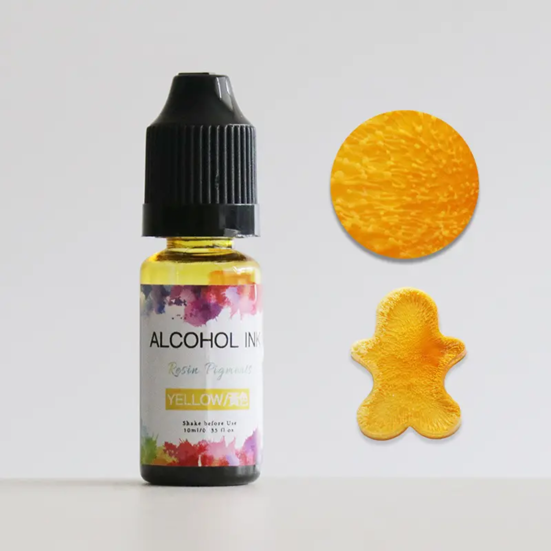 Alcohol ink yellow colour Pigment 10 ml