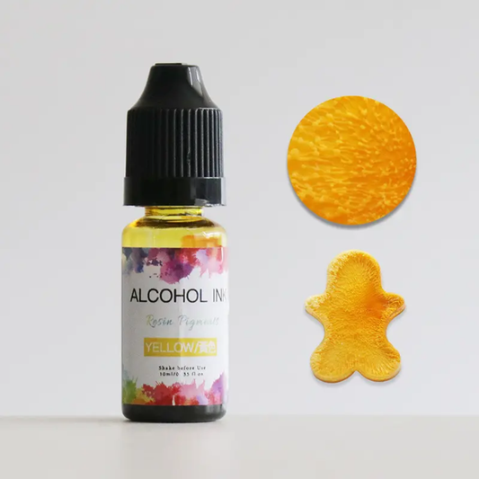 Alcohol ink yellow colour Pigment 10 ml