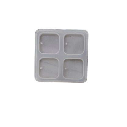 4 Cavity Square Keychain Mould