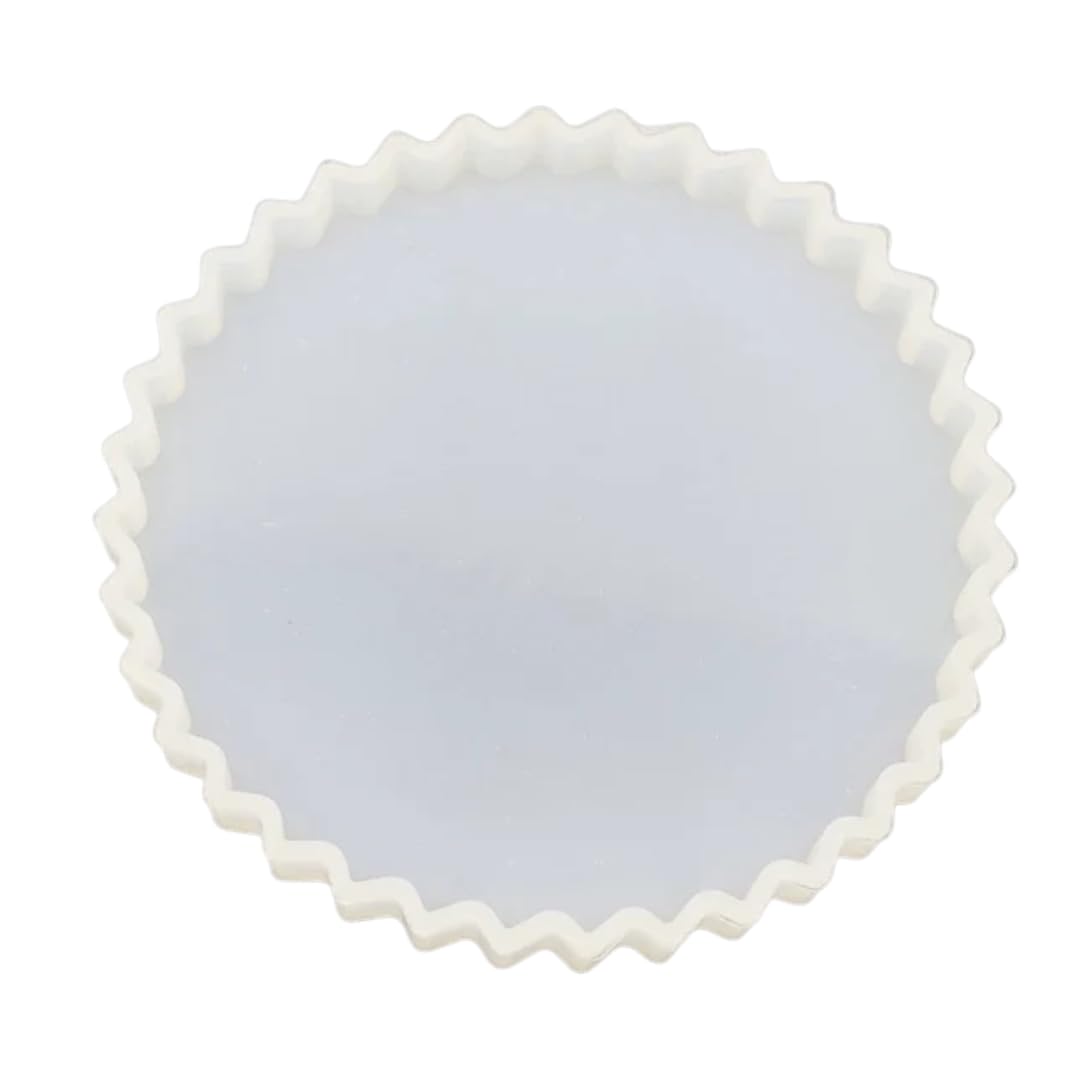 Zigzag Coaster Mould (4" , 1 pc)