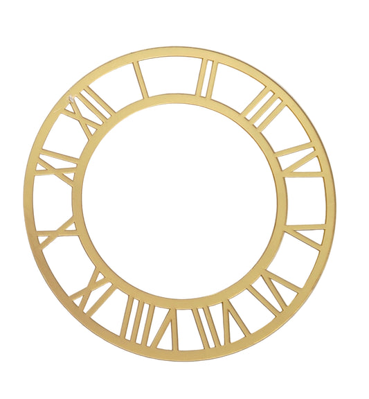 Acrylic Roman Ring Golden (10")