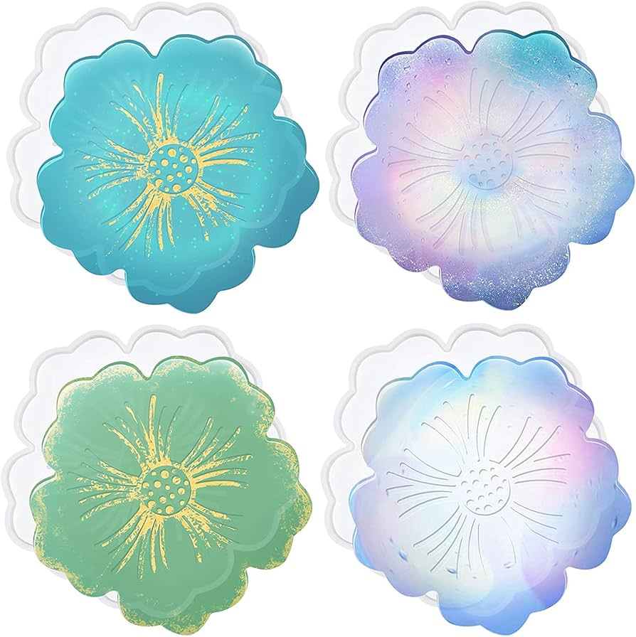 Plain Flower Coaster (6mm , 5")