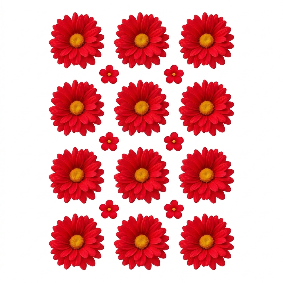 Daisy Flower UV DTF Sticker (2 pc)