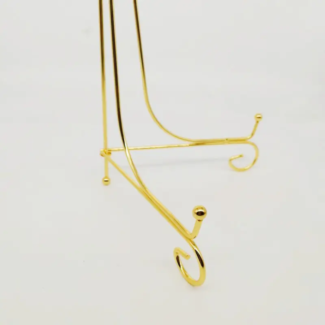 Golden Metal Stand (8 Inch)