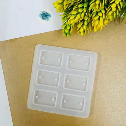 6 Cavity Rectangle Rakhi Mould ( 1 pc)