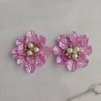 3D Artificial Brooch Flower (2pc)