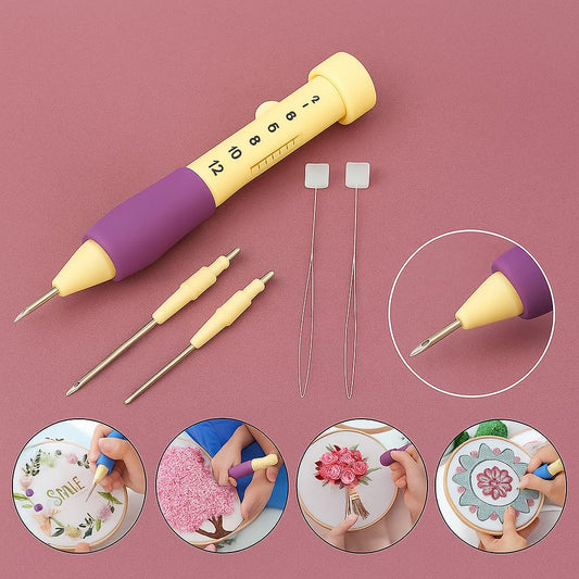 Punch Needle Tool And Threader (1 pc)