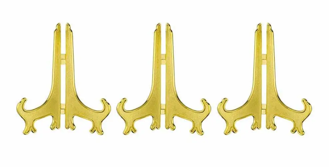 Acrylic Stand Golden (4 Inch)