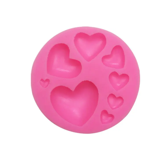 8 Cavity Heart Mould