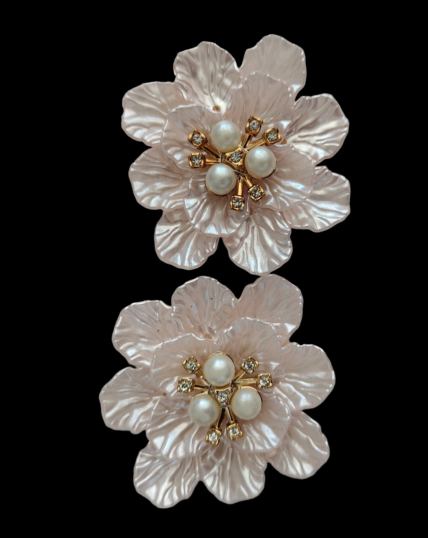 3D Artificial Brooch Flower (2pc)