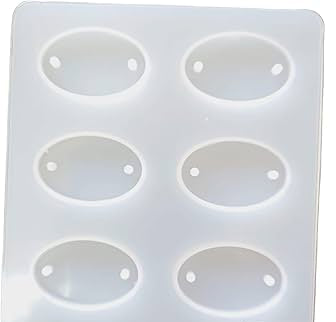 6 Cavity Oval Rakhi Mould (1 pc)