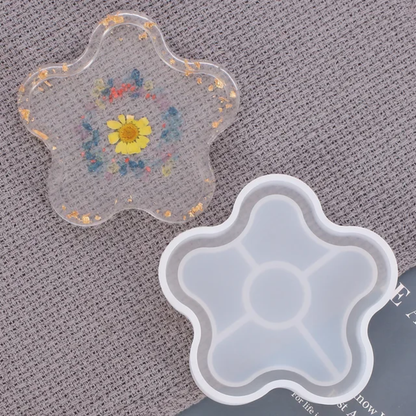 Flower Coaster With Border Mould