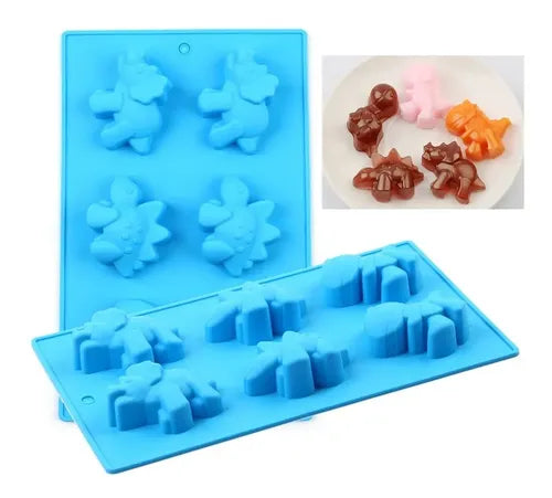 6 Cavity Dinosaur Mould (1 Pc)