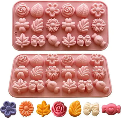 Leaf Candy Bow Silicone Mould (1 pc)