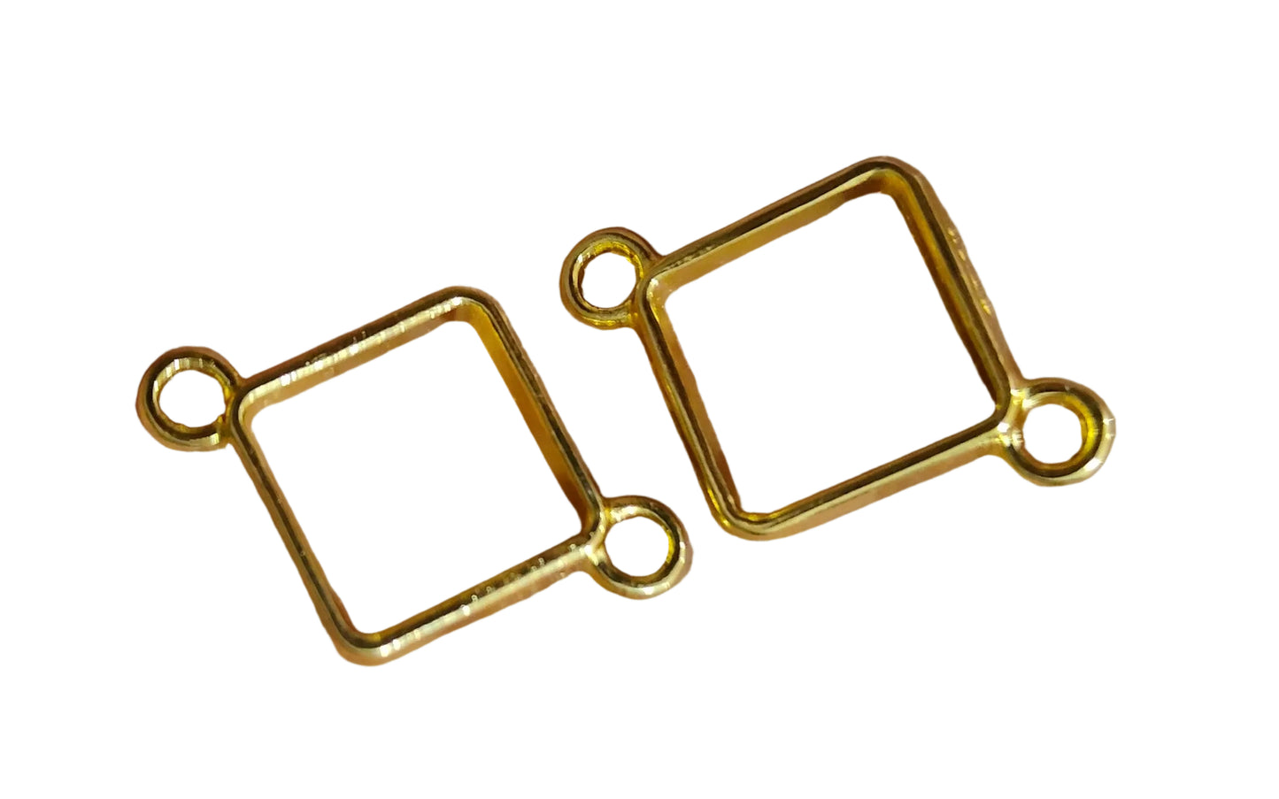 Square Rakhi Bezel Golden (5 Pc)