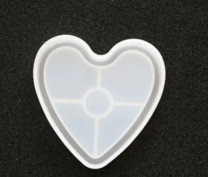 Heart Shape Coaster Mould