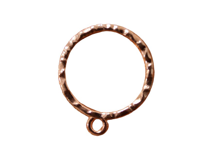 Round Pendant Bezel Rose Golden (5 pc)