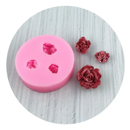 3 Cavity Flower Mould