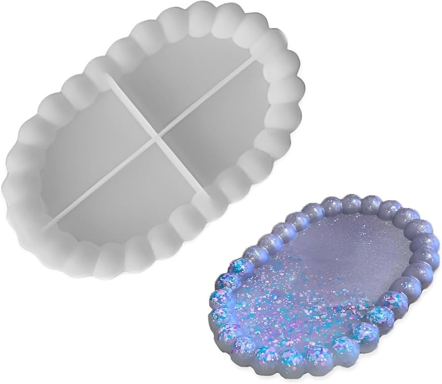 6.5" Oval Bubble Capsule Dish Mould (1 pc)