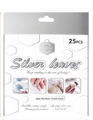 Silver Foil sheet (25 Pc)